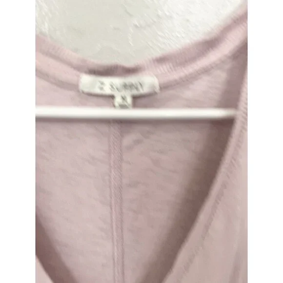 Z Supply Dress Women Medium Tank Lounge Sleeveless V-Neck Handkerchief Evereve - Picture 8 of 10